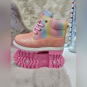 Beverly Hills Polo Club Toddler Girls Lace-up Boots
